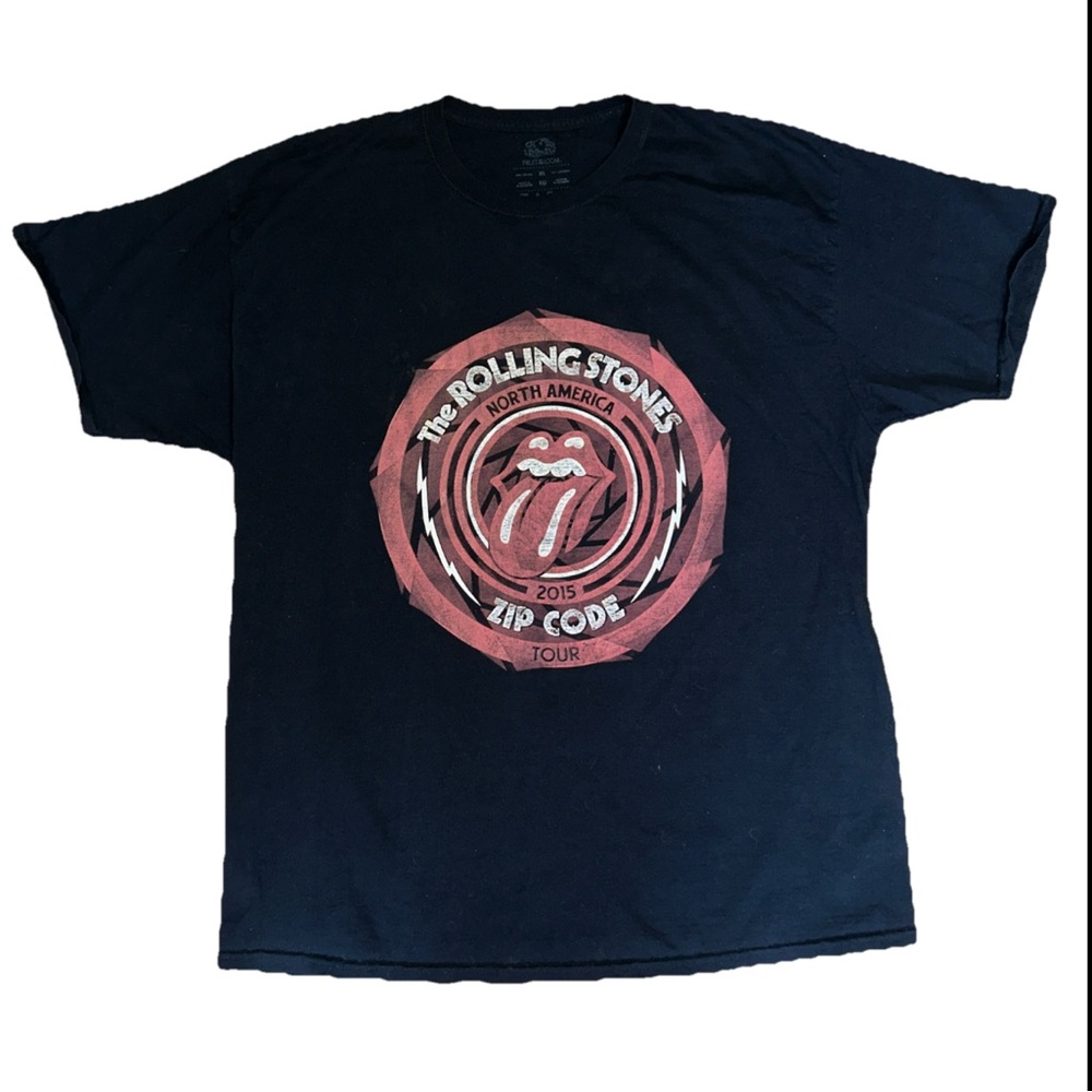 The Rolling Stones 2015 Zip Code Tour T-Shirt size XL